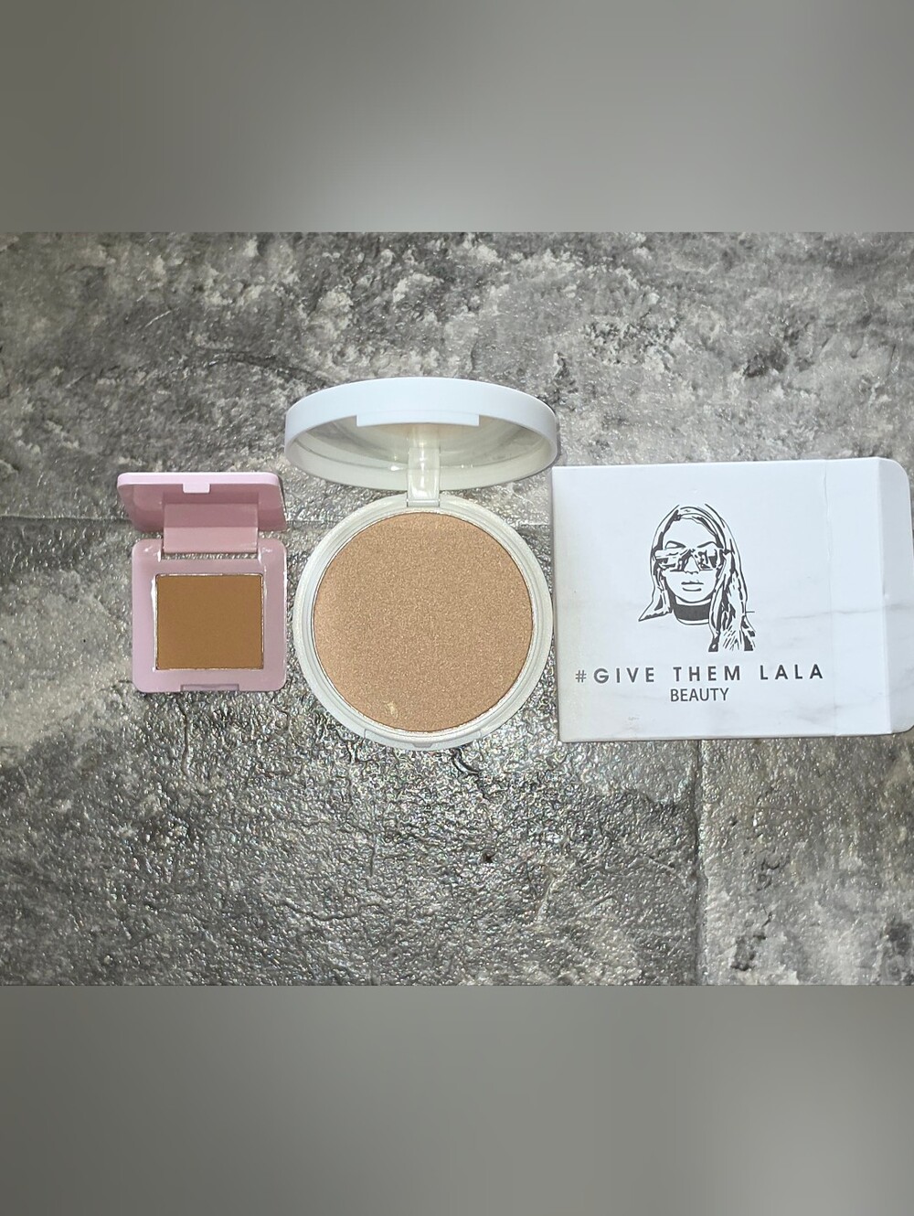Give Them Beauty Highlighter - Showstopper & Half Caked Siesta Key Bronzer